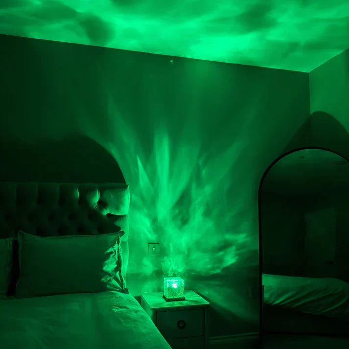 AuroraGlow | Wave Cube Lamp | Mennts