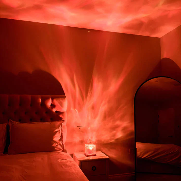 AuroraGlow | Wave Cube Lamp | Mennts