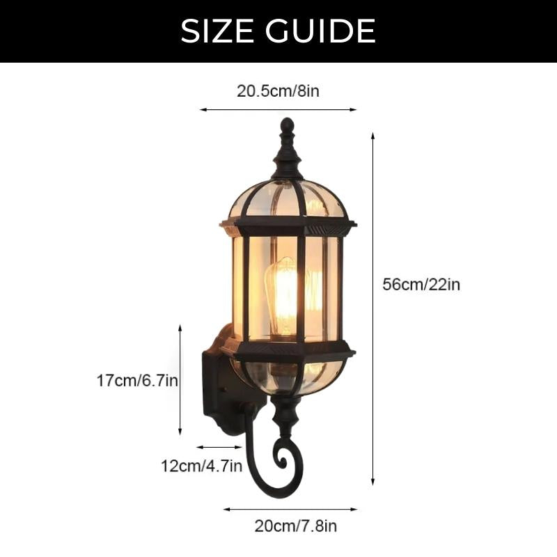 Hawthorne Vintage Outdoor Wall & Porch Light | Mennts
