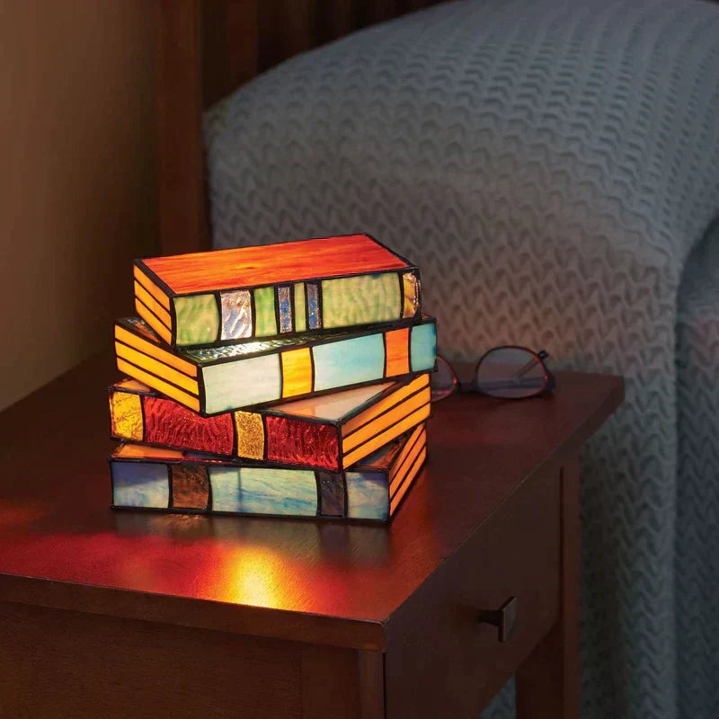 Book-Inspired Stained Glass Lamp | Mennts