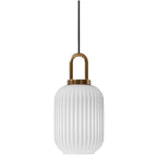 Marisol Vintage Glass Pendant Lights In Art Deco Style | Mennts