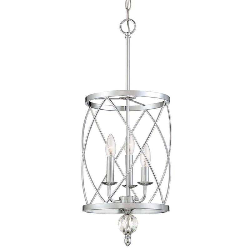 Hearthly | Rustic Three-Light Iron Chandelier | Mennts