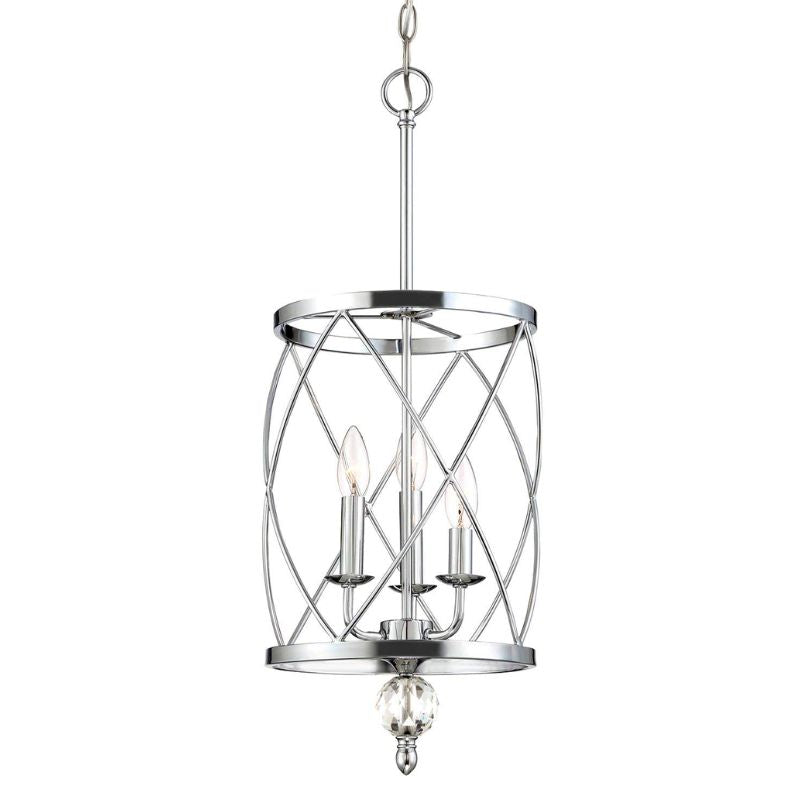 Hearthly | Rustic Three-Light Iron Chandelier | Mennts