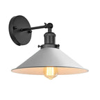Vintage Industrial Wall Sconce in White | Mennts
