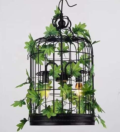 Thornwell Vintage Iron Cage Chandelier | Mennts