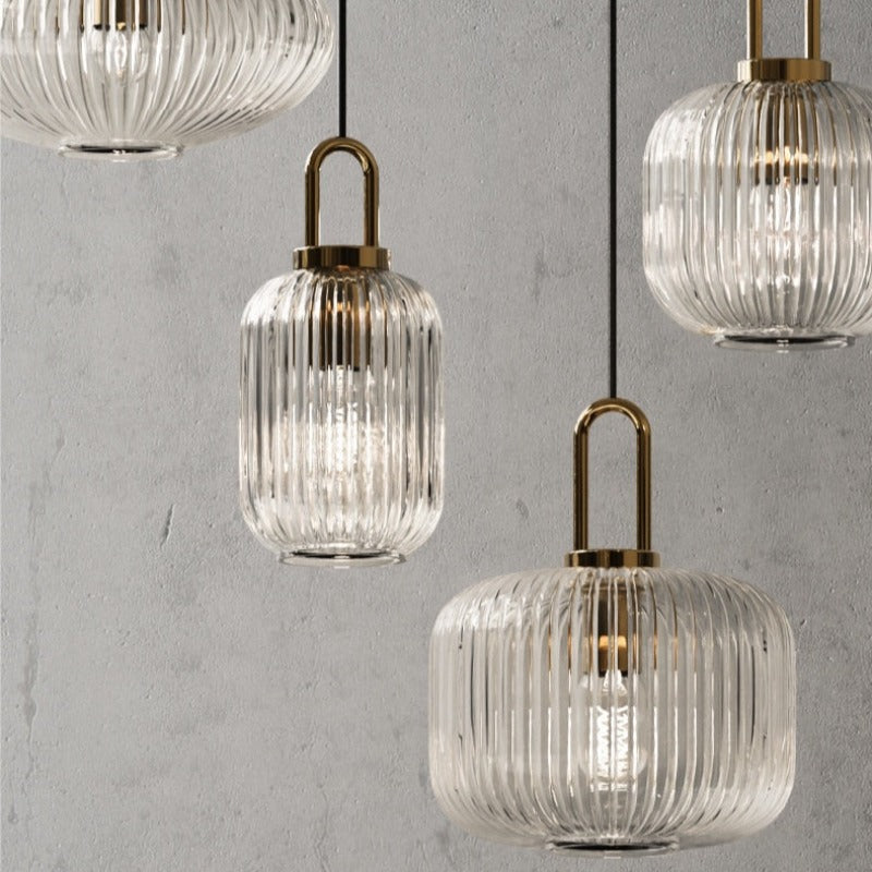 Marisol Vintage Glass Pendant Lights In Art Deco Style | Mennts