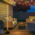 Solara Contemporary Outdoor Floor Lamp | Mennts