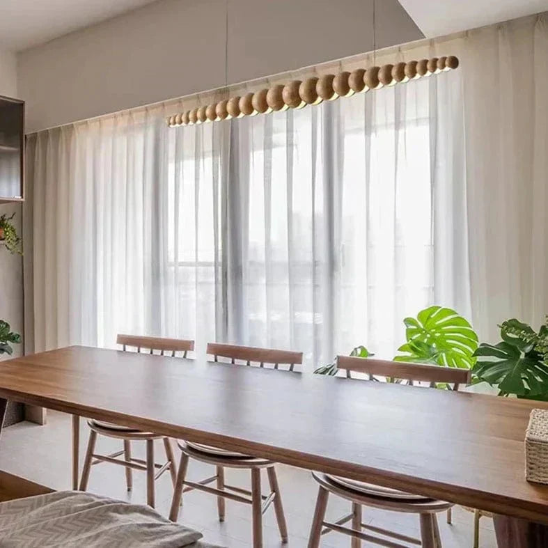 Arborcrest Wood Bead Chandelier | Mennts