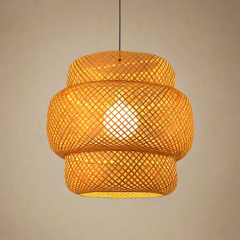 Avela Handcrafted Rattan Chandelier | Mennts