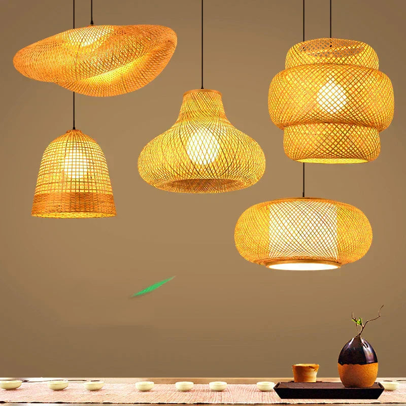 Avela Handcrafted Rattan Chandelier | Mennts