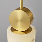 Lunette | Marble and Gold Pendant | Mennts