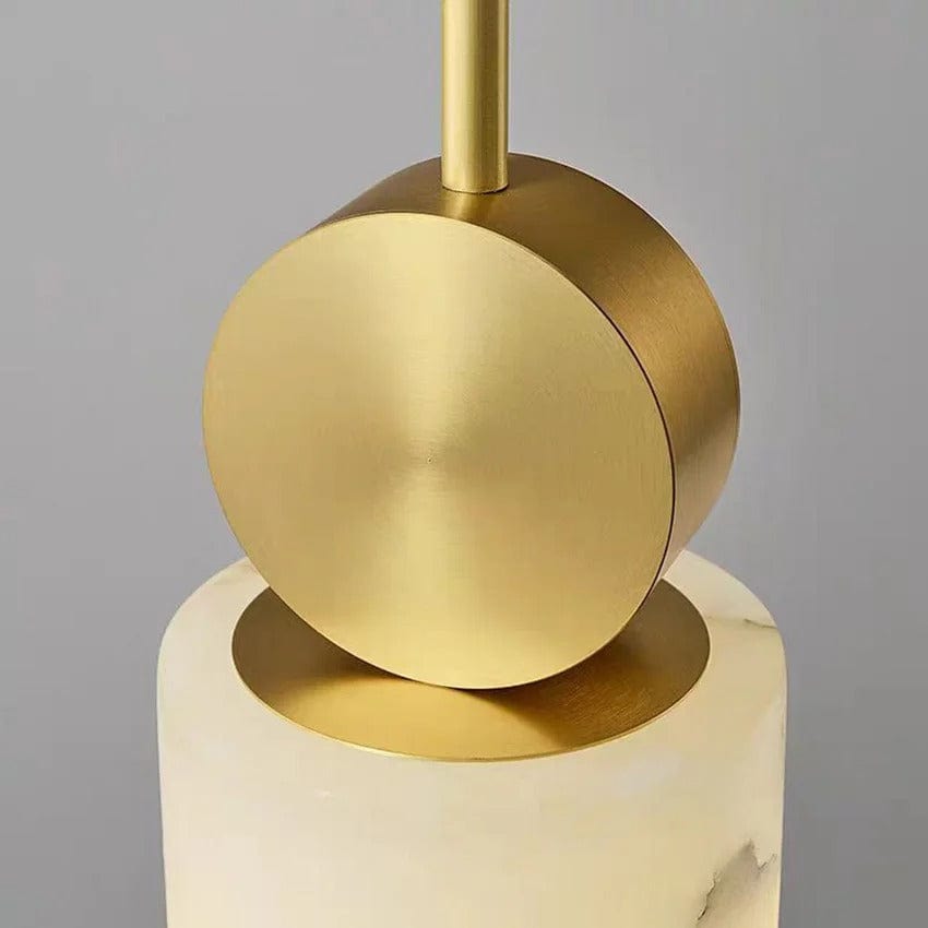 Lunette | Marble and Gold Pendant | Mennts