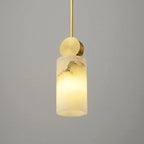 Lunette | Marble and Gold Pendant | Mennts