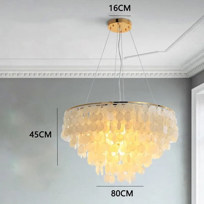 Lunara | Shell Chandelier | Mennts