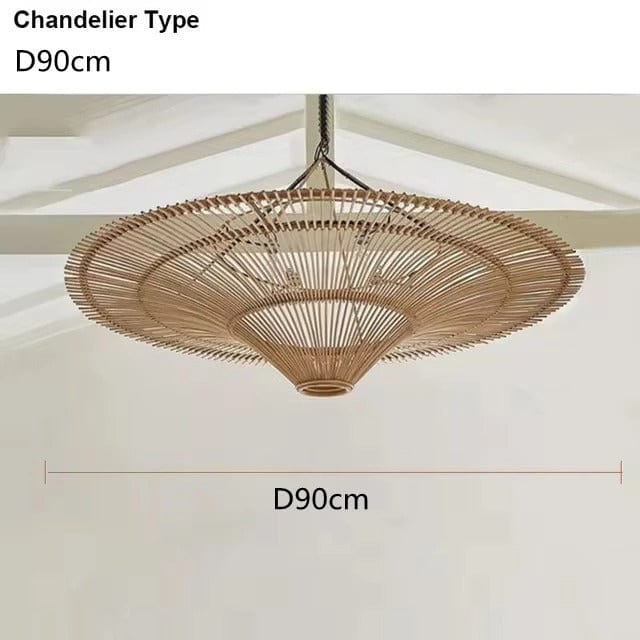 Liora Rattan Chandelier | Mennts