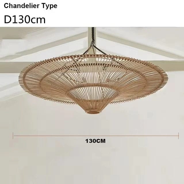 Liora Rattan Chandelier | Mennts