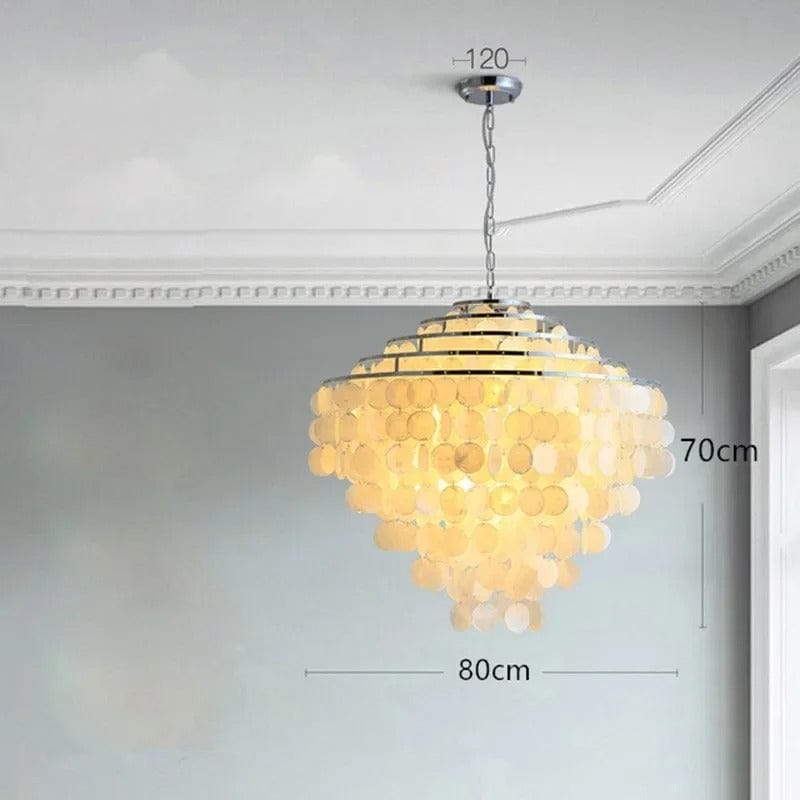 Lunara | Shell Chandelier | Mennts