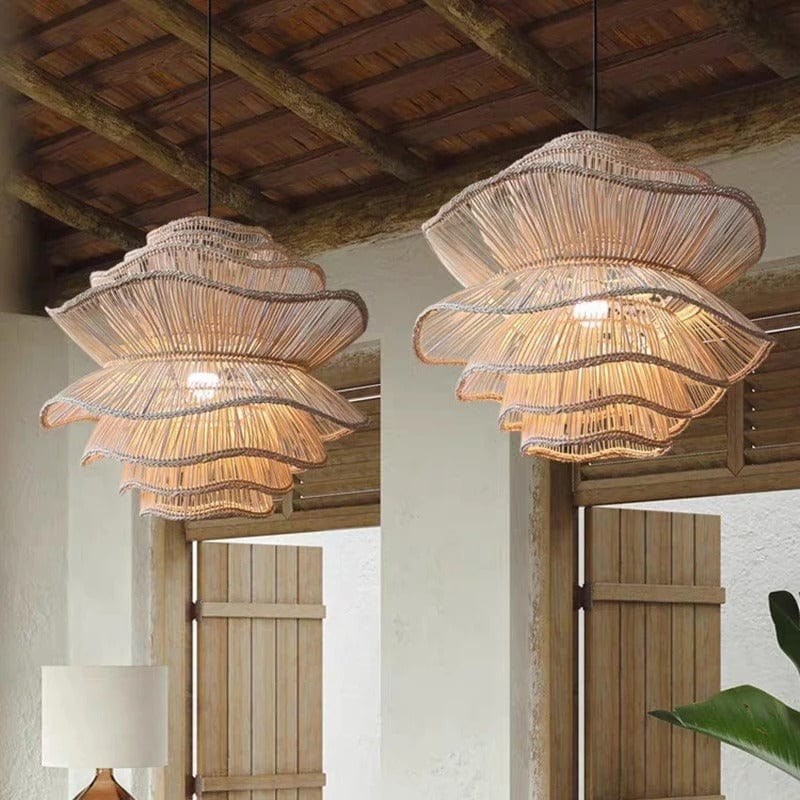 Liora Rattan Chandelier | Mennts