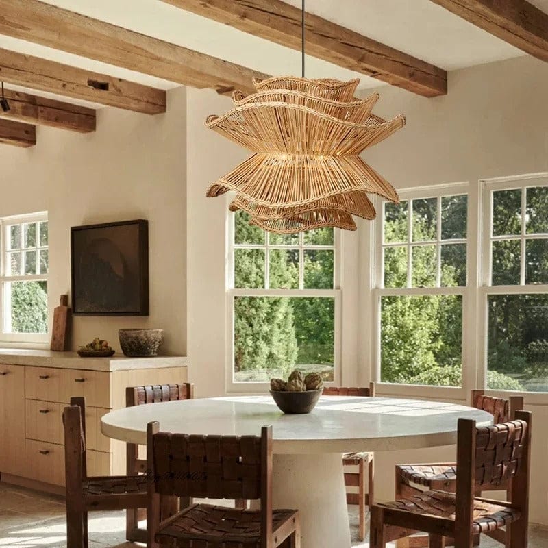 Liora Rattan Chandelier | Mennts