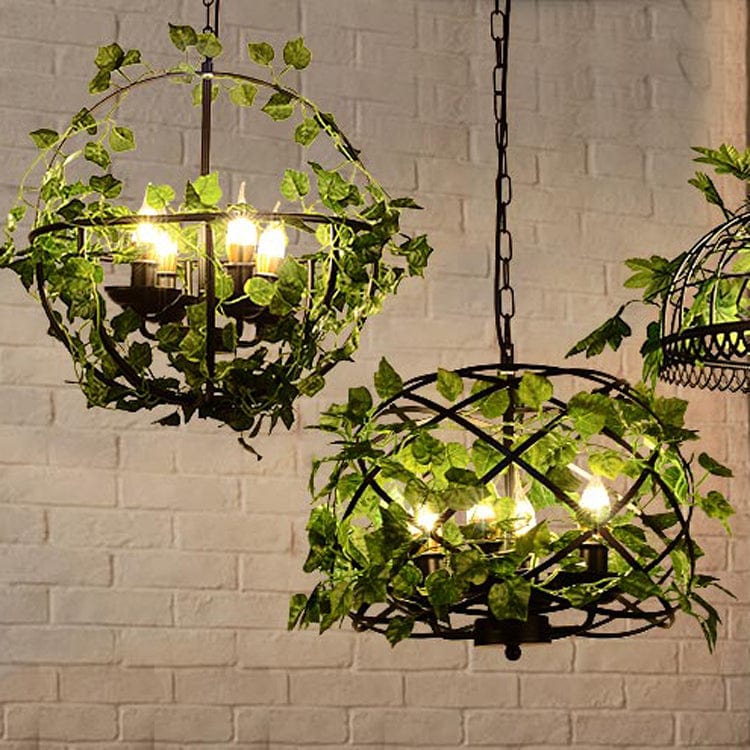 Thornwell Vintage Iron Cage Chandelier | Mennts