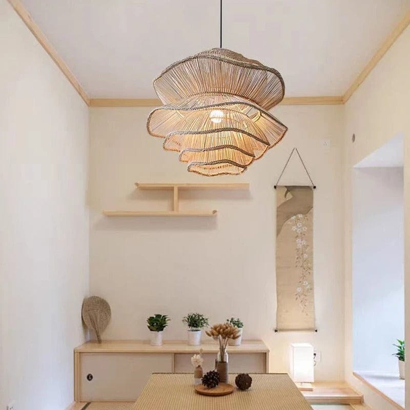 Liora Rattan Chandelier | Mennts