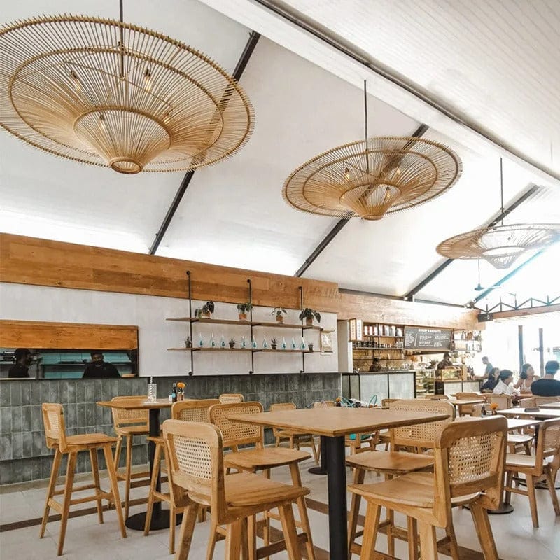 Liora Rattan Chandelier | Mennts