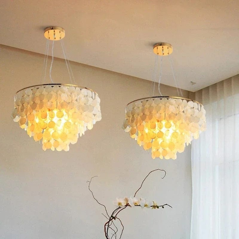Lunara | Shell Chandelier | Mennts