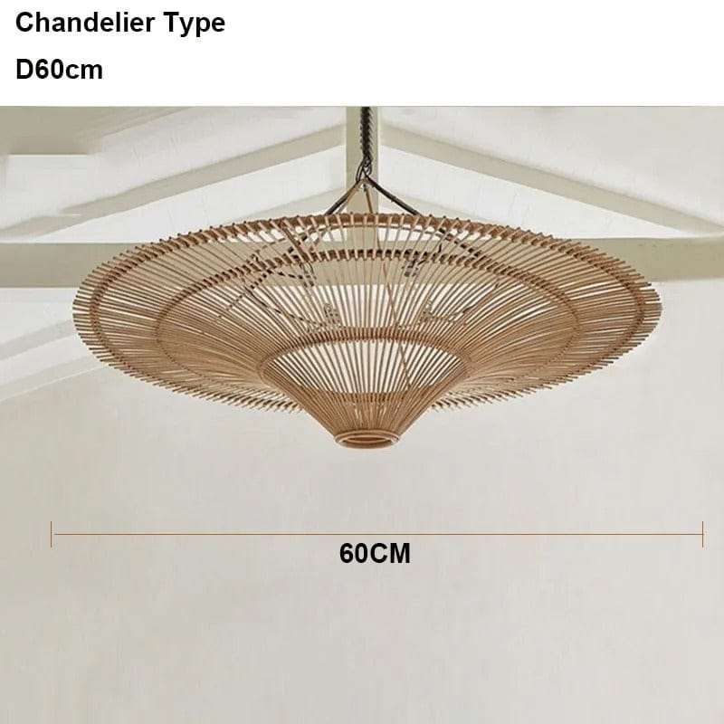 Liora Rattan Chandelier | Mennts