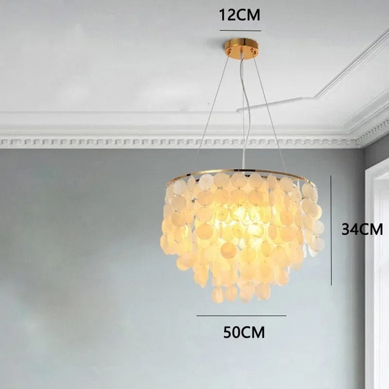 Lunara | Shell Chandelier | Mennts