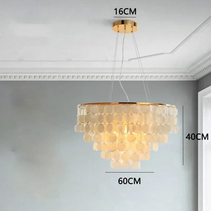 Lunara | Shell Chandelier | Mennts
