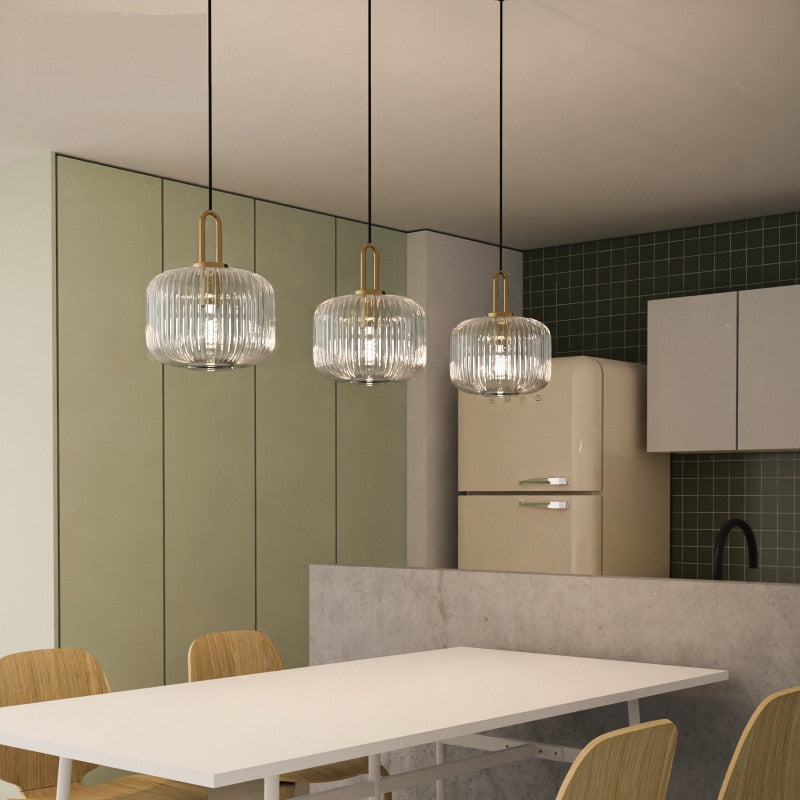Marisol Vintage Glass Pendant Lights In Art Deco Style | Mennts